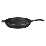 Lava Döküm Yuvarlak Izgara Tava, Metal Saplı, Çap(Ø)28cm.