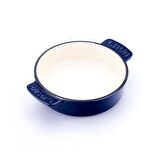 Lava Döküm Yuvarlak Güveç Kabı Döküm Demir Yekpare Çift Kulplu Edition Serisi Çap(Ø)14cm.