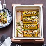 Lava Döküm GN 1/2 Gastronorm küvet.Ölçü 26x33cm. - Kırmızı