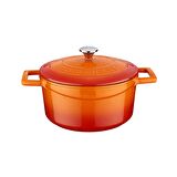 Lava 22 cm Folk Kapak Döküm Tencere
