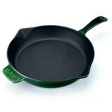 Lava Döküm Yuvarlak Kızartma Tavası, Metal Saplı Çap(Ø) 28 cm, Majolica Yeşil