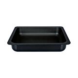 Lava Döküm GN 2/3 Gastronorm Küvet, İç Renk Siyah, Ölçü 35x32cm - Siyah