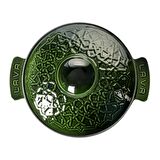 Lava Anatolıa Selçuklu Güveci (Ø)26 cm. Majolica Yeşil