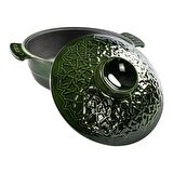 Lava Anatolıa Selçuklu Güveci (Ø)26 cm. Majolica Yeşil