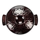 Lava Anatolıa Selçuklu Güveci (Ø)26 cm. Majolica Mor