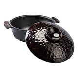 Lava Anatolıa Selçuklu Güveci (Ø)26 cm. Majolica Mor