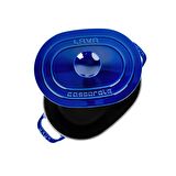 Lava Döküm Oval Tencere Döküm Demir Kapak Experience Majolik Serisi Ölçü 24x33cm.