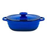 Lava Döküm Oval Tencere Döküm Demir Kapak Experience Serisi Ölçü 24x33cm.