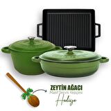 Lava Döküm 6X New Heritage Serisi Döküm Demir Tencere Tava Çeyiz Seti