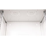 LANDE - 9U 19" Cam Kapaklı Duvar Tipi Rack Kabinet – Genişlik: 544 mm | Derinlik: 400 mm – Açık Gri (Demonte)