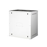 LANDE - 12U 19" Cam Kapaklı Duvar Tipi Rack Kabinet – Genişlik: 544 mm | Derinlik: 400 mm – Açık Gri (Demonte)