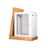 LANDE - 15U 19" Duvar Tipi Rack Kabinet – Genişlik: 600 mm | Derinlik: 450 mm – Açık Gri (Demonte)