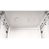 LANDE - 15U 19" Duvar Tipi Rack Kabinet – Genişlik: 600 mm | Derinlik: 600 mm – Açık Gri (Demonte)