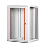 LANDE - 18U 19" Duvar Tipi Rack Kabinet – Genişlik: 600 mm | Derinlik: 600 mm – Açık Gri (Demonte)