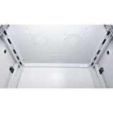LANDE - 9U 19" Duvar Tipi Rack Kabinet – Genişlik: 600 mm | Derinlik: 450 mm – Açık Gri