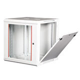 LANDE - 12U 19" Duvar Tipi Rack Kabinet – Genişlik: 600 mm | Derinlik: 600 mm – Açık Gri