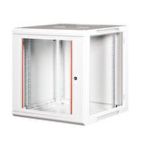 LANDE - 12U 19" Duvar Tipi Rack Kabinet – Genişlik: 600 mm | Derinlik: 600 mm – Açık Gri