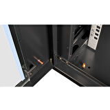 LANDE - 18U 19" Duvar Tipi Rack Kabinet – Genişlik: 600 mm | Derinlik: 450 mm – Siyah