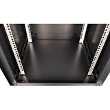 LANDE - 18U 19" Duvar Tipi Rack Kabinet – Genişlik: 600 mm | Derinlik: 600 mm – Siyah