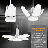 AYT Ticaret HT-101 WINLIGHT WL-2760 60 WATT 4 KOLLU 220 VOLT PERVANE LED AMPUL BEYAZ
