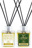 Medine Ravza Kokusu Ve Mescidi Aksa Kokusu 100 Ml Çubuklu Oda Kokusu