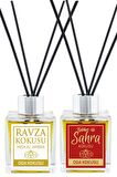 Medine Ravza Kokusu Ve Kubbetüs Sahra Kokusu 100 Ml Çubuklu Oda Kokusu