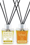 Medine Ravza Kokusu Ve Uhud Kokusu 100 Ml Çubuklu Oda Kokusu