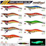 Portfish Crazy Kalamar Zokası 3 gr Kurşunlu 10,5 cm