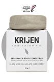 Detox Etkili Siyah Mineral & Kara Mürver Yüz Ve Vücut Temizleme Barı 95 gr