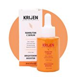 Rambutan C Vitamin Canlandırıcı Serum | %10 C Vitamin + %0,5 Ferulic Acid + Hyaluronik Asit