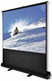 Codegen 221x123 cm Taşınabilir Portatif Pull Up Floor Screen Projeksiyon Perdesi