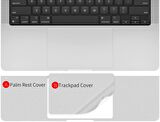 Codegen Apple 14" Macbook Air M1 A2442 Silver Trackpad Koruyucu Sticker Etiket