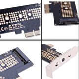 Codegen M.2(NGFF) NVMe (M-Key) to PCIe 4.0 X4 X8 X16 Çevirici Dönüştürücü Adaptör Kartı CDG-SSD-25BC