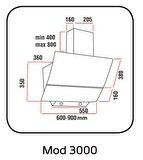ALVEUS PLATINUM 3'LÜ BEYAZ ANKASTRE SET (GLS640 -MOD 3000 - MFA627) 