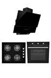 ALVEUS CHIEF 614 SİYAH 3'LÜ ANKASTRE SET(MOD3000-GLS640-MFA614)