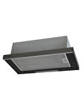 EXEP F6-ECR INOX PANEL SÜRGÜLÜ SİYAH ASPİRATÖR 