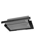 EXEP F6-ECR INOX PANEL SÜRGÜLÜ SİYAH ASPİRATÖR 