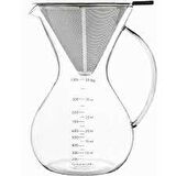EPİNOX CAM KAHVE DEMLEME-FİLTRELİ 1000 ML (CK-1000)