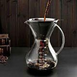 EPİNOX CAM KAHVE DEMLEME-FİLTRELİ 1000 ML (CK-1000)