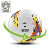  Rebuwo 5 Numara Sert Zemin Futbol Topu Halı Saha Topu Turuncu