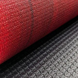 Rebuwo PER Yoga Matı Bordo 5mm, Ekolojik Fitness Matı, Kaydırmaz, Burgundy, Non-Slip & Sustainable