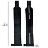 Rebuwo Güç Bilekliği Koyu Gri (En Sert),Halter ve Vücut Geliştirme için Bilek Desteği 2 Adet