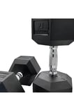 Hex Altıgen Kauçuk Kaplı Dambıl 25 kg 1 Adet