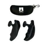 Rebuwo Siyah Deadlift Ağırlık Tutuş Aparatı – Kaymaz Fat Grip & Eldiven Olmadan Ergonomik Kavrama