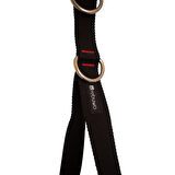 Rebuwo 3 Kademeli Ayarlanabilir Cable Cross Elciği (1 Çift) - Kahverengi Tutacaklı Siyah Fitness Ağırlık Çekiş / Reform Egzersiz Aparatı 44cm