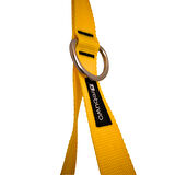 Rebuwo 3 Kademeli Ayarlanabilir Cable Cross Elciği (1 Çift) - Turuncu Tutacaklı  Sarı Fitness Ağırlık Çekiş / Reformer Egzersiz Aparatı 44cm