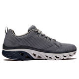 Skechers Glide-Step Sport-Wave Heat Memory Foam Mens Walking Shoes Hafızalı Taban Unisex Yürüyüş Ayakkabısı Gri