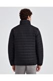 Skechers Erkek Mont M Panel Turtle Neck Jacket Erkek Siyah Mont S212030-001