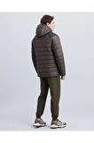 Skechers S212041-801 M Panel Hooded Jacket Erkek Mont