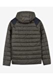 Skechers S212041-801 M Panel Hooded Jacket Erkek Mont